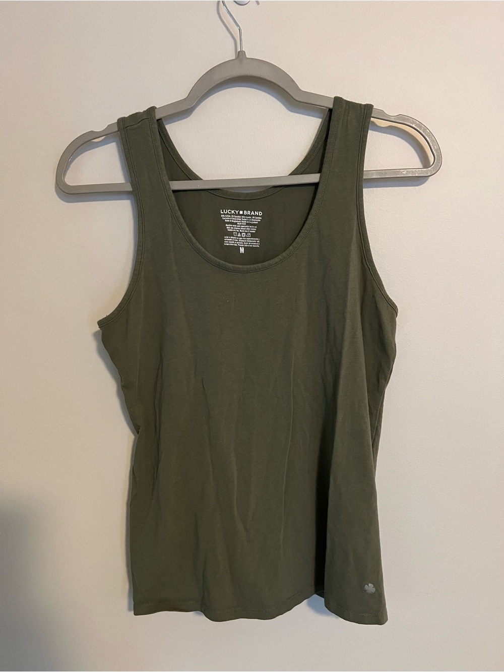 Lucky Brand Women's Olive Tank Top